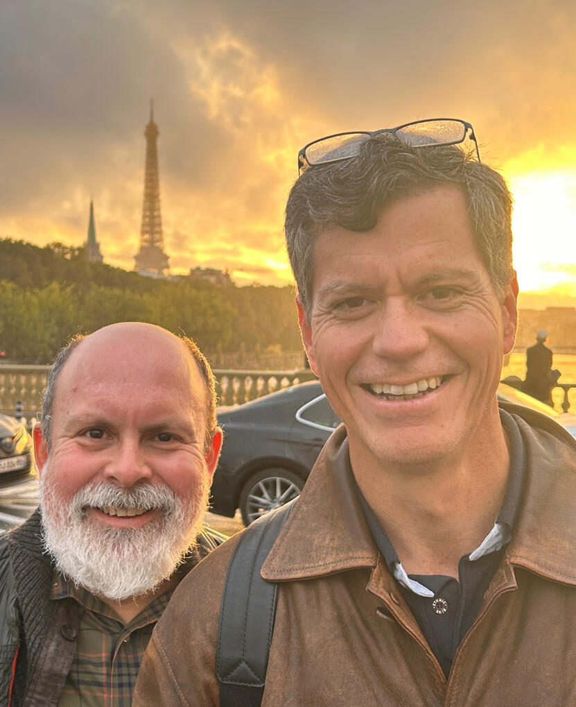 Franco and me in Paris